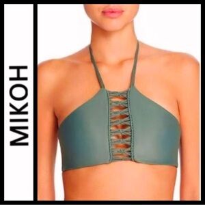 NWT MIKOH Swimwear West Oz Bikini Top